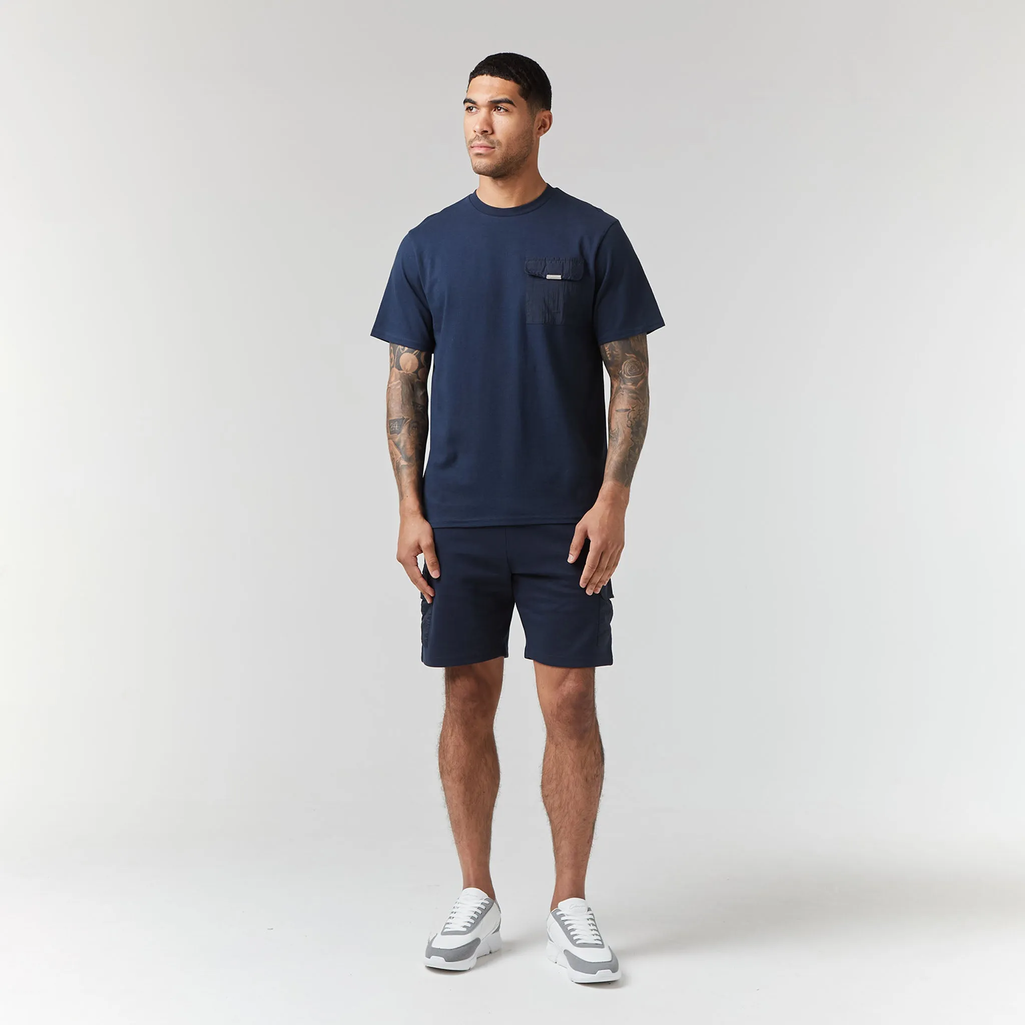 Premium Pocket Twinset | Navy