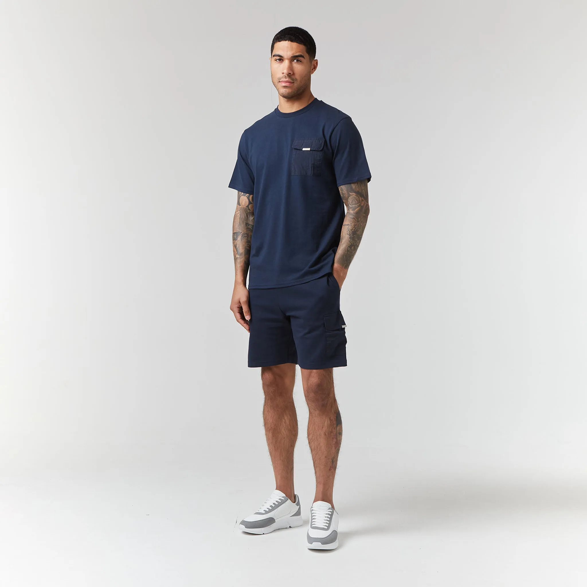 Premium Pocket Twinset | Navy