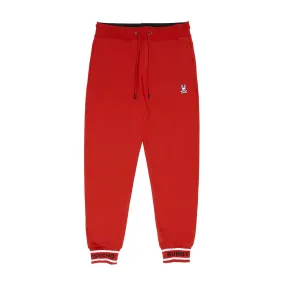 Psycho Bunny Mens Burks Sweat Pants - Brilliant Red