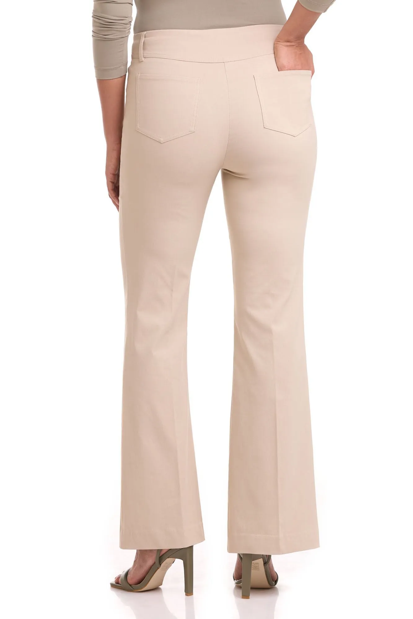 Rekucci EcoCosy Comfort Pull-On Flared Leg Pant