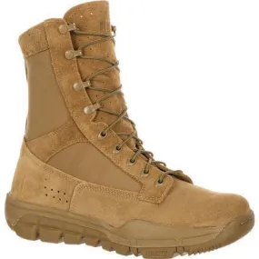 Rocky Men's Lightweight Commercial Military Boot - Tan - RKC042