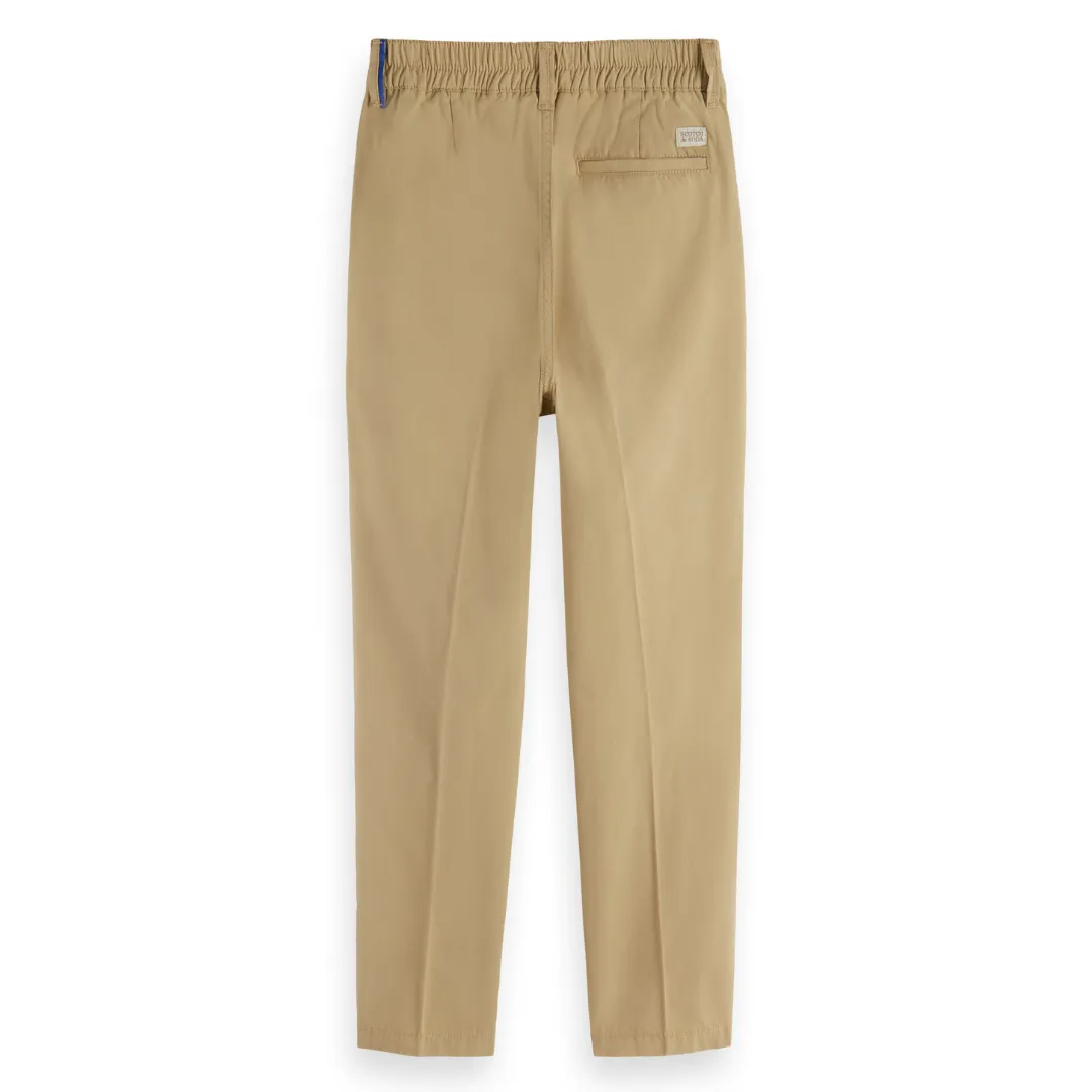 Scotch & Soda Boys Loose Tapered Fit Chino Khaki Pants _ 24168902