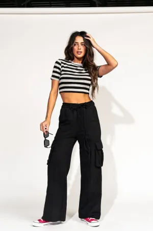 So Good Cargo Pants in Black