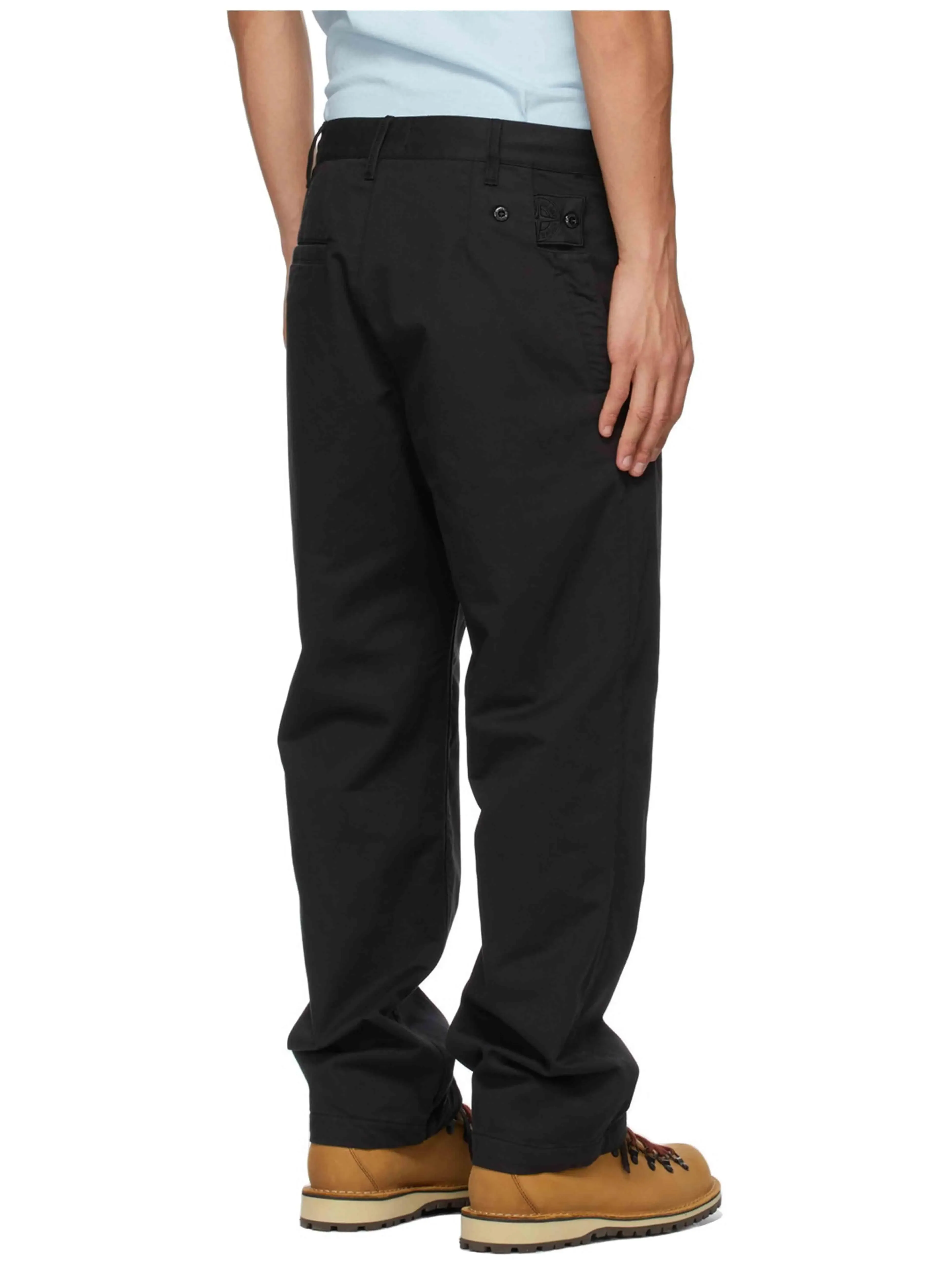 Stone Island Shadow Project Straight Trousers Black