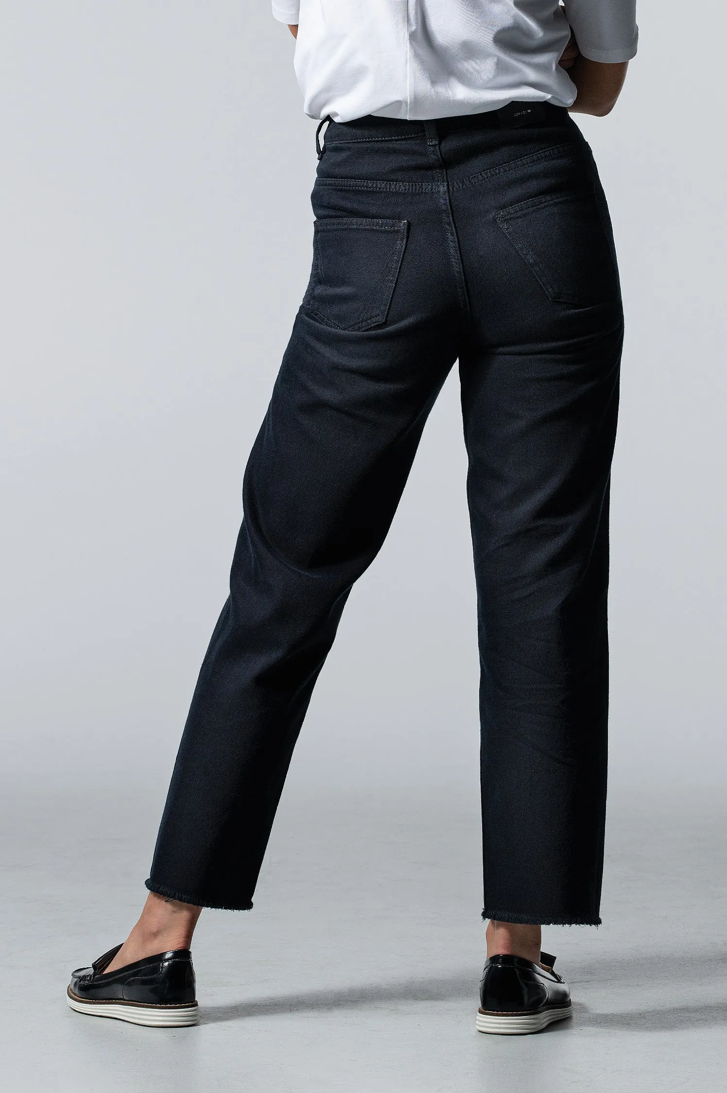 Straight Jeans MEDLAR Black Overdyed