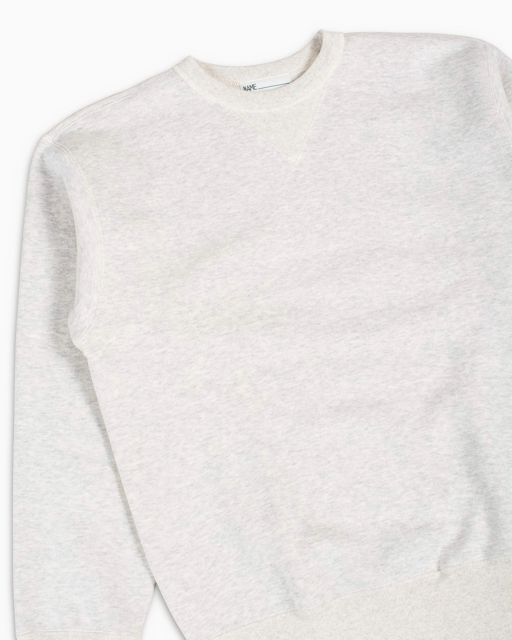 The Real McCoy's MC22101 USN Crewneck Sweatshirt Snow Grey