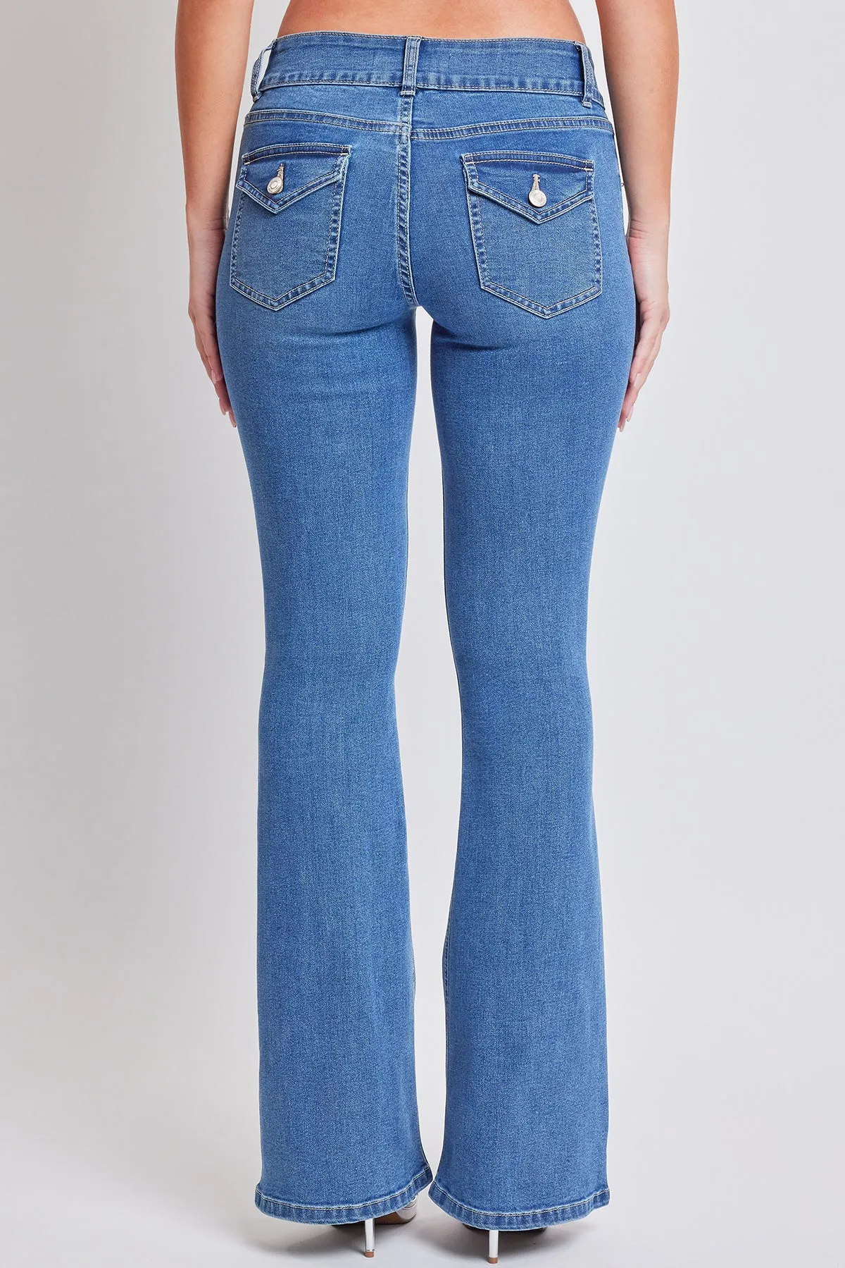 Women's Flare Featuring Flap Back Pocket Jeans