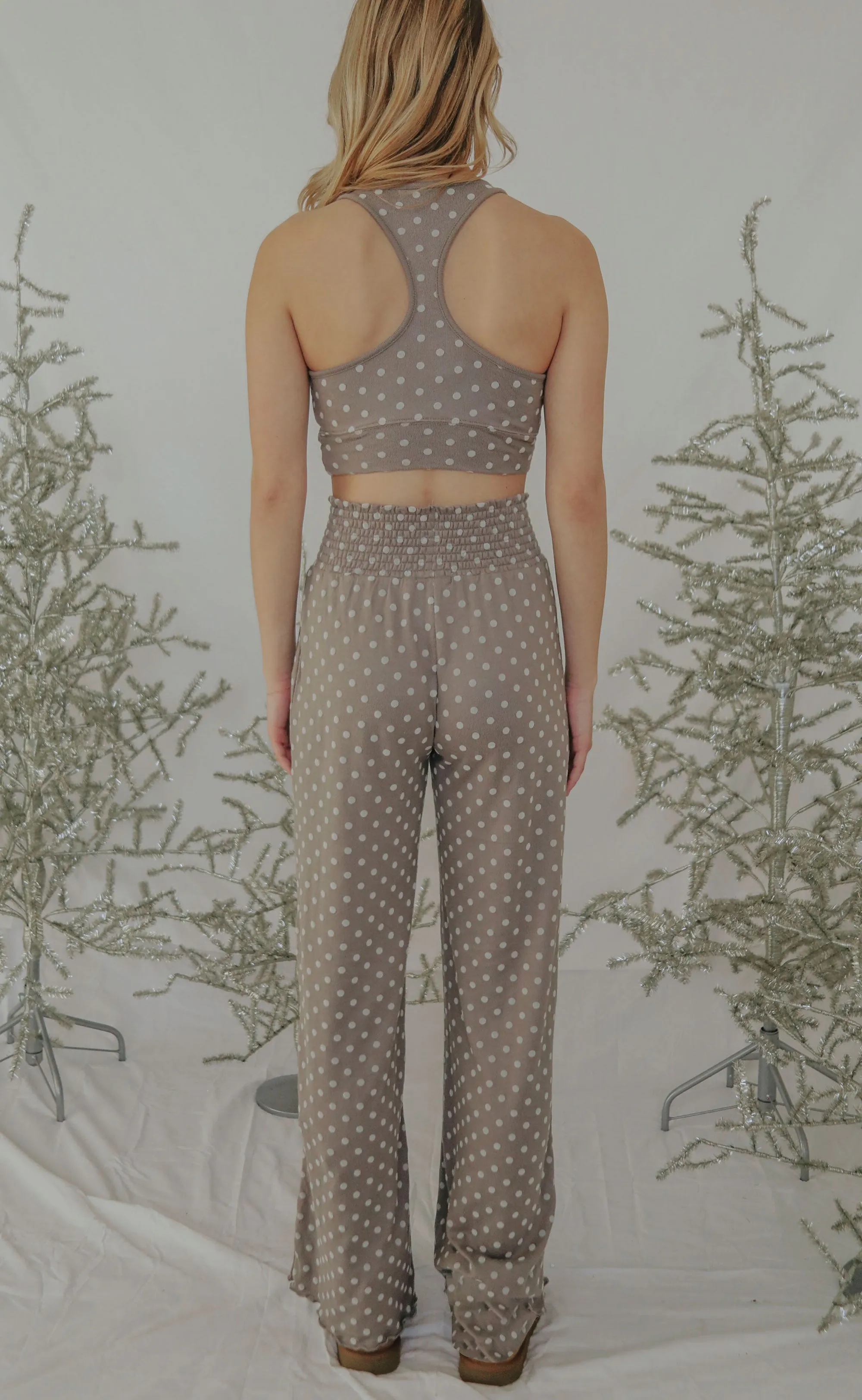 z supply: dawn dot pant - warm cocoa